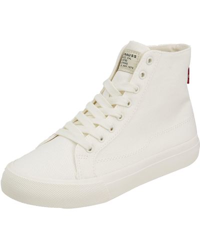 Levi's Deacon Mid Trainers - White