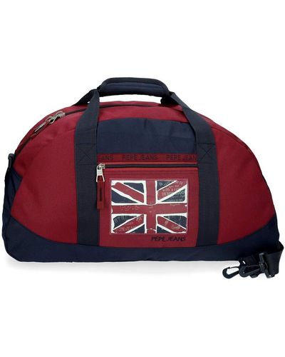 Pepe Jeans Andy Cartable Rouge 38x28x6 cms Polyester