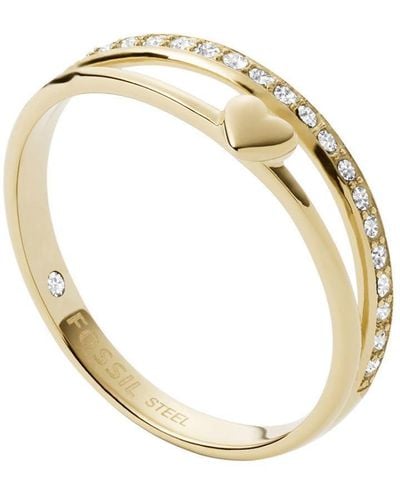 Fossil Ring Für Frauen Vintage Iconic - Mettallic