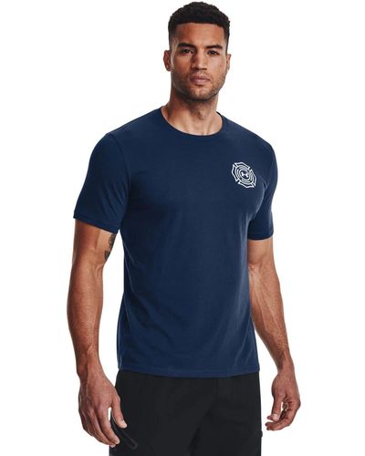 Under Armour S Freedom Ac Graphic T-shirt - Blue