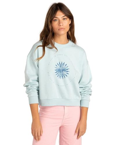 Billabong Cropped Sweatshirt for - Blau