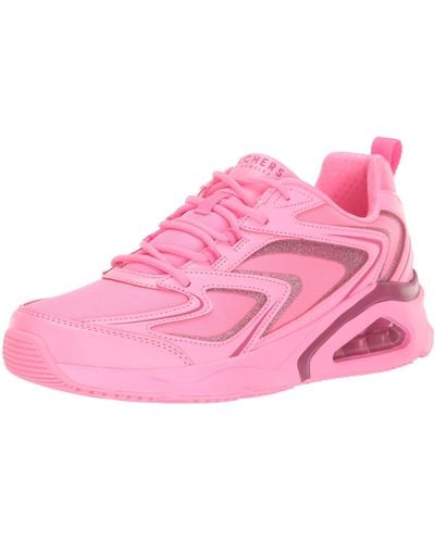 Skechers Tres-air Uno-glimm-airy Sneaker - Pink
