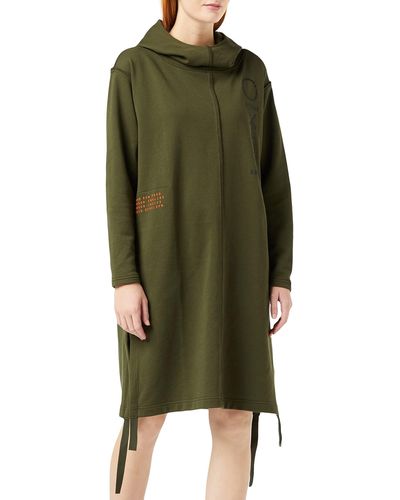 G-Star RAW HDD Long Sweat Dress Abito Casual - Verde