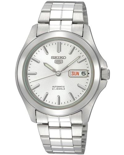 Seiko Orologio Analogico Automatico Uomo con Cinturino in Acciaio Inox SNKK87K1 - Multicolore