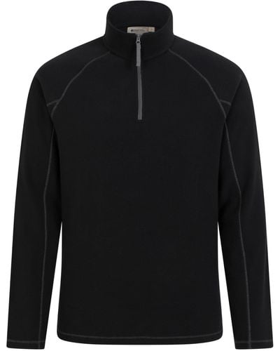 Mountain Warehouse Fleecepullover - Fleece-Sweater aus Microfleece für - Schwarz