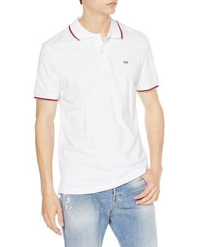 DIESEL T-Smith-D Polo Shirt - Weiß