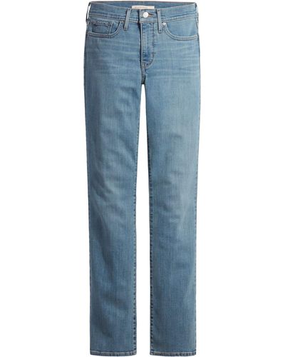 Levi's 315 Shaping Boot Leisteen Ideale Clean Hem Jeans - Blauw