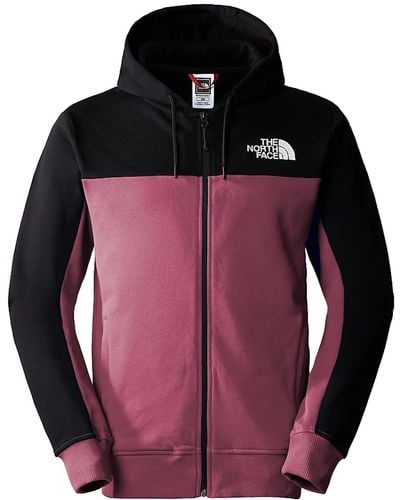 The North Face Full-zip Hoodie M Icon - Purple