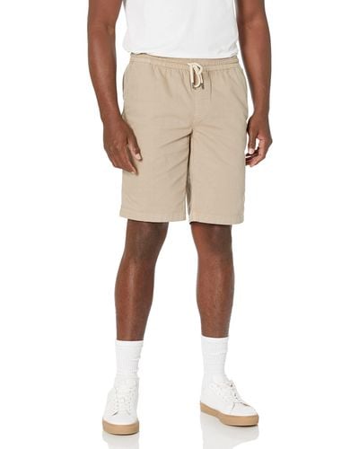 Goodthreads Men's Slim-Fit 7 Flat-Front Comfort Stretch Chino  Short, Khaki Brown, 40 : Clothing, Shoes & Jewelry