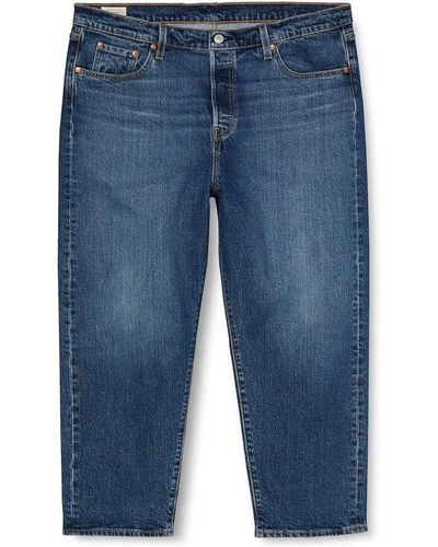 Levi's Plus Size 501 Crop Vaqueros Tallas Grandes Mujer Charleston Outlasted - Azul