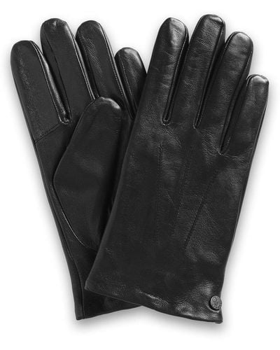 Esprit Handschoenen Hoogwaardige Lederkwaliteit - Zwart