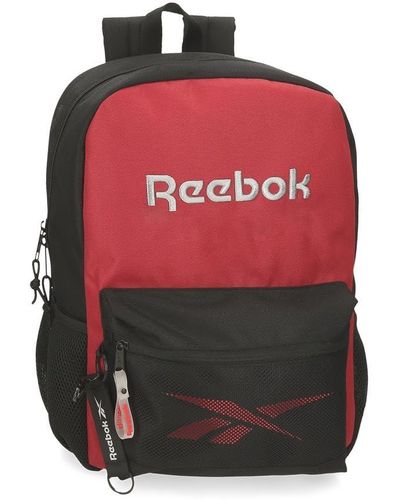 Reebok Portland Zaino per laptop nero 31 x 44 x 15 cm Poliestere 20,46 L - Rosso