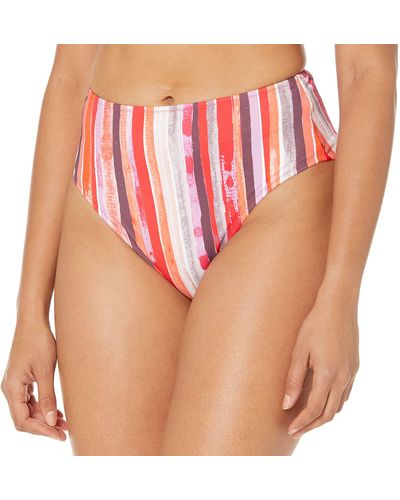 Freya Womens Bali Bay High-waist Bikini Bottoms - Pink