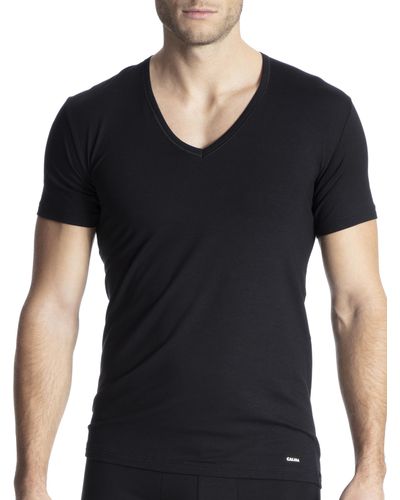 CALIDA Cotton Code T-Shirt - Nero