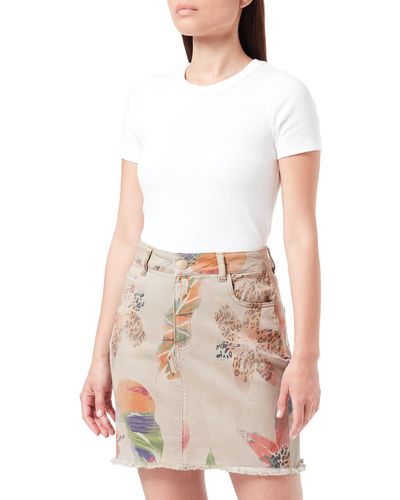 Desigual Fal_Davos Falda - Blanco