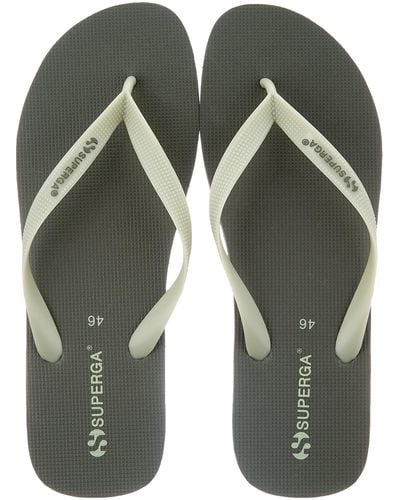 Superga 4121-rbrm Beach & Pool Shoes - Grey