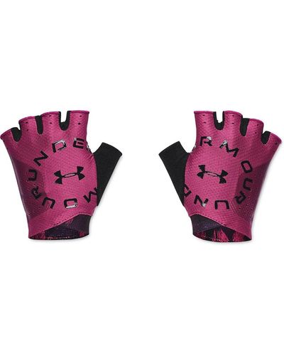 Under Armour 1356692-678_M Guanti - Rosa