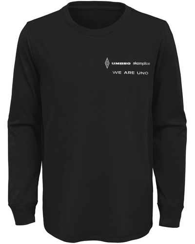 Umbro X Akomplice UNO Long Sleeve Tee T-Shirt - Schwarz