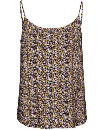 Vero Moda VMEASY Singlet R1 WVN GA Top - Braun