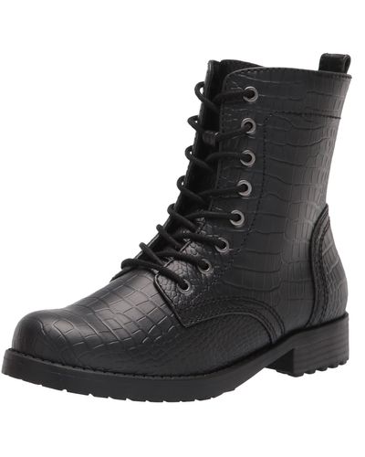 Amazon Essentials Lace-up Combat Boot-discontinued Colors - Black