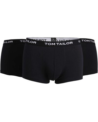 Tom Tailor Boxershorts 3er Pack Unterhosen XL - Schwarz