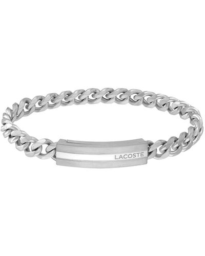 Lacoste Men's Adventurer Collection Chain Bracelet - 2040091 - Black