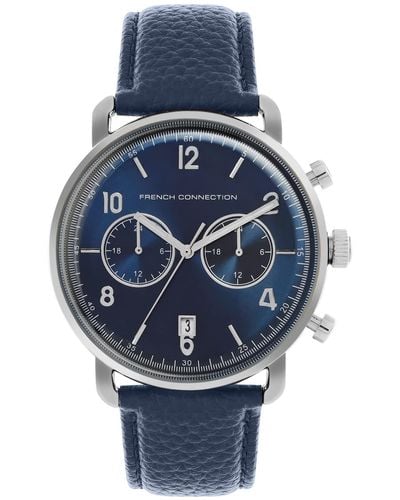 French Connection Analog Blue Dial Watch-fcp33ul