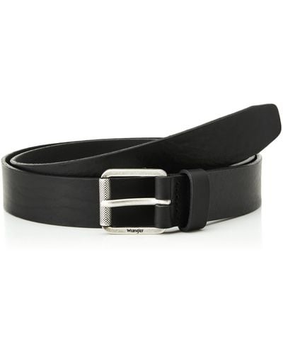 Wrangler Leather Belt - Schwarz