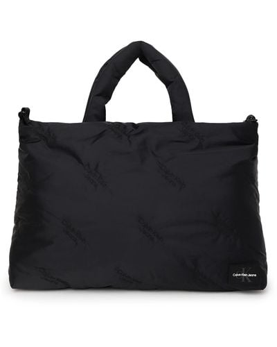 Calvin Klein Grand sac rembourré femme avec - Noir