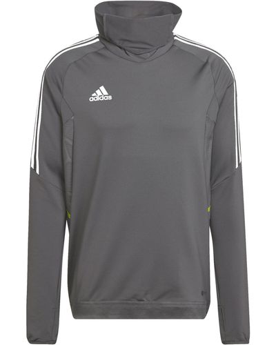 adidas Men's Condivo 22 Pro Warm Cold.rdy Training Sweatshirt - Grey