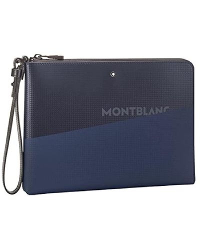 Montblanc Mb Extreme 2.0 Pouch Medium Wprint Tas - Blauw