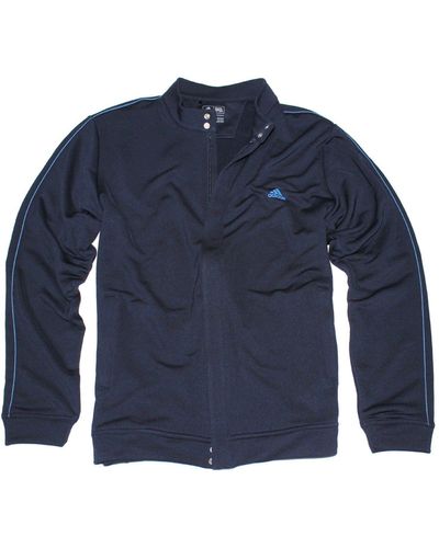 adidas Golf Full Zip Tricot Jacket - Blue