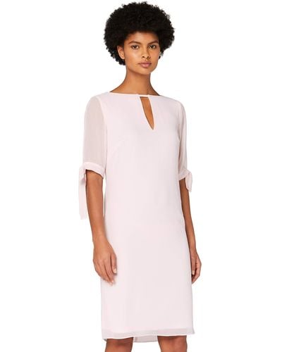 TRUTH & FABLE Amazon-Marke: Chiffon-Kleid mit A-Linie - Weiß