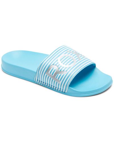 Roxy Slider Sandals For - Blue