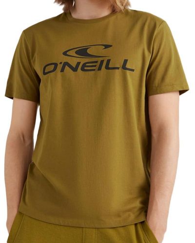 O'neill Sportswear T-Shirt Marrone Uomo N2850012 - Verde