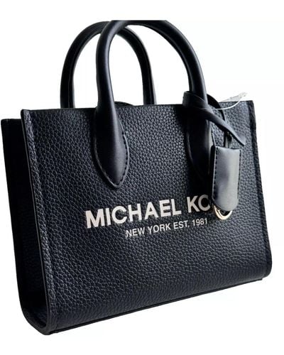 Michael Kors Micheal Kors Mirella Extra Small Shopper Crossbody Bag - Black