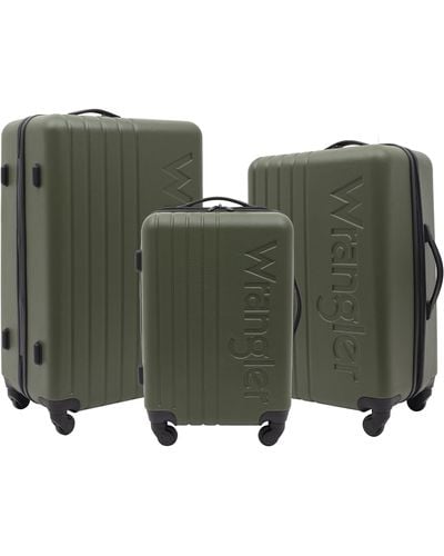 Wrangler Quest Luggage Set - Green