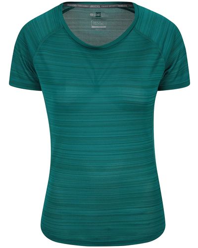 Mountain Warehouse Shirt da Donna Endurance - Top Estivo da Donna - Verde