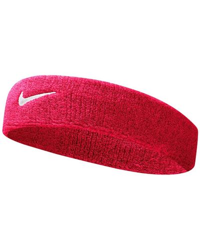 Nike Swoosh Hoofdband Voor Volwassenen - Rood
