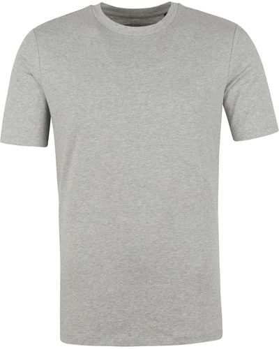 Scotch & Soda Klassisches T-Shirt aus Bio-Baumwolle - Grau