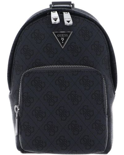 Guess Vezzola Mini Backpack Black - Blu