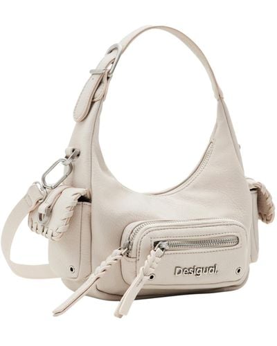 Desigual Omnia Newport Mini Accessories PU Shoulder Bag - Weiß