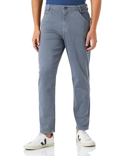 Springfield Chino-broek Voor - Blauw