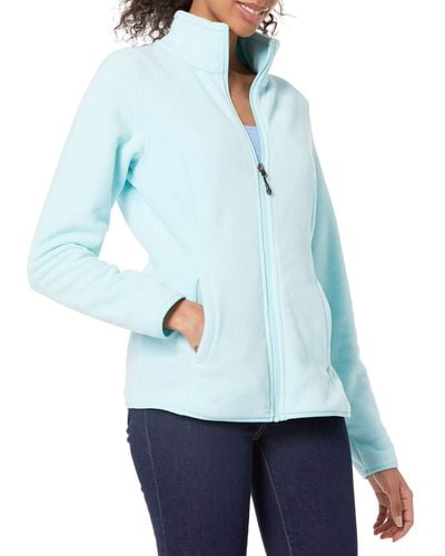 Amazon Essentials Classic Fit Long-sleeve Full-zip Polar Soft Fleece Jacket - Blue