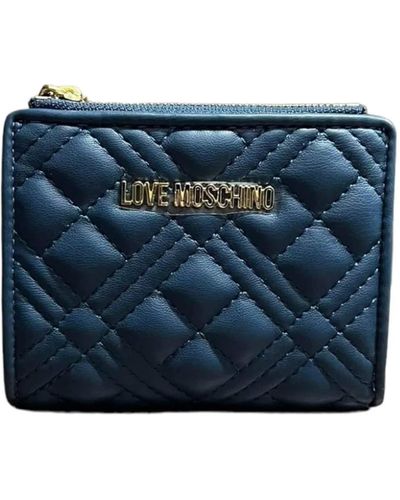 Love Moschino Portefeuille Portefeuilles Quilted - Bleu
