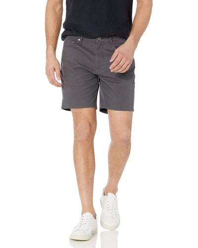 Amazon Essentials Straight-fit 7" Inseam Stretch 5-pocket Shorts - Black
