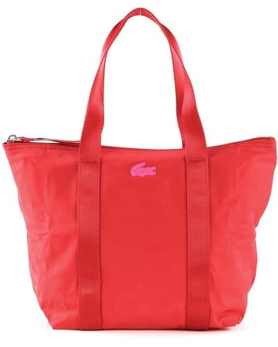 Lacoste Nf3620ya Small Tote Bag - Red