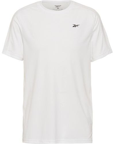 Reebok Workout Ready Short Sleeve Tech T-shirt - White