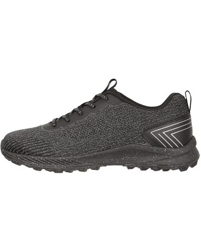 Mountain Warehouse Durable Tpr Outsole Trainers With Reflective Details & Mesh Lining - For - Brown