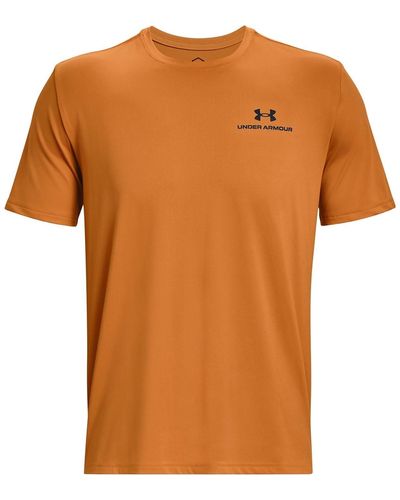 Under Armour S Rush Energy Short Sleeve T-shirt Orange Xl